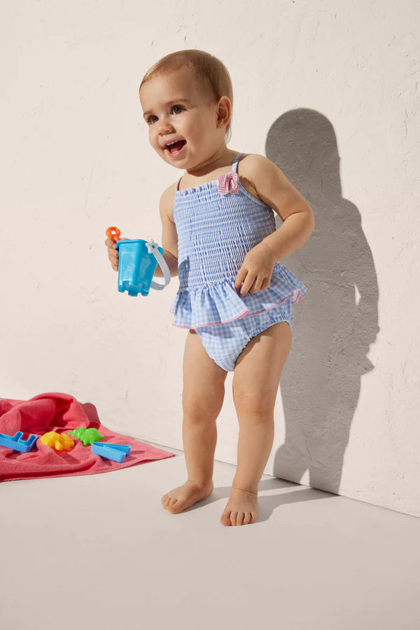 Bañador bebé estampado vichy Ysabel Mora