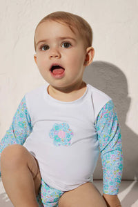 Camiseta de baño para bebé estampado liberty Ysabel Mora