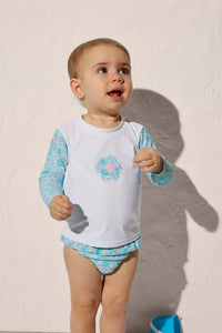 Camiseta de baño para bebé estampado liberty Ysabel Mora