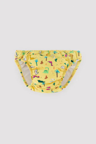 Bañador culetín antifugas bebé estampado dinosaurios Ysabel Mora
