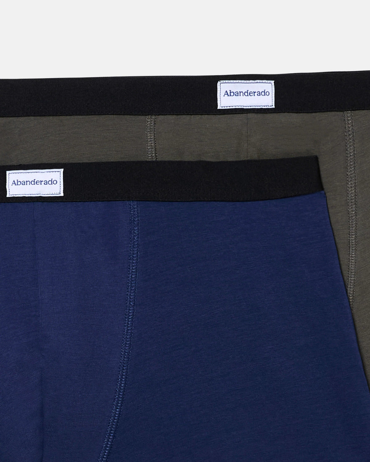 Pack 2 boxer hombre MARINO-CENIZA en tejido y color resistentes ABANDERADO