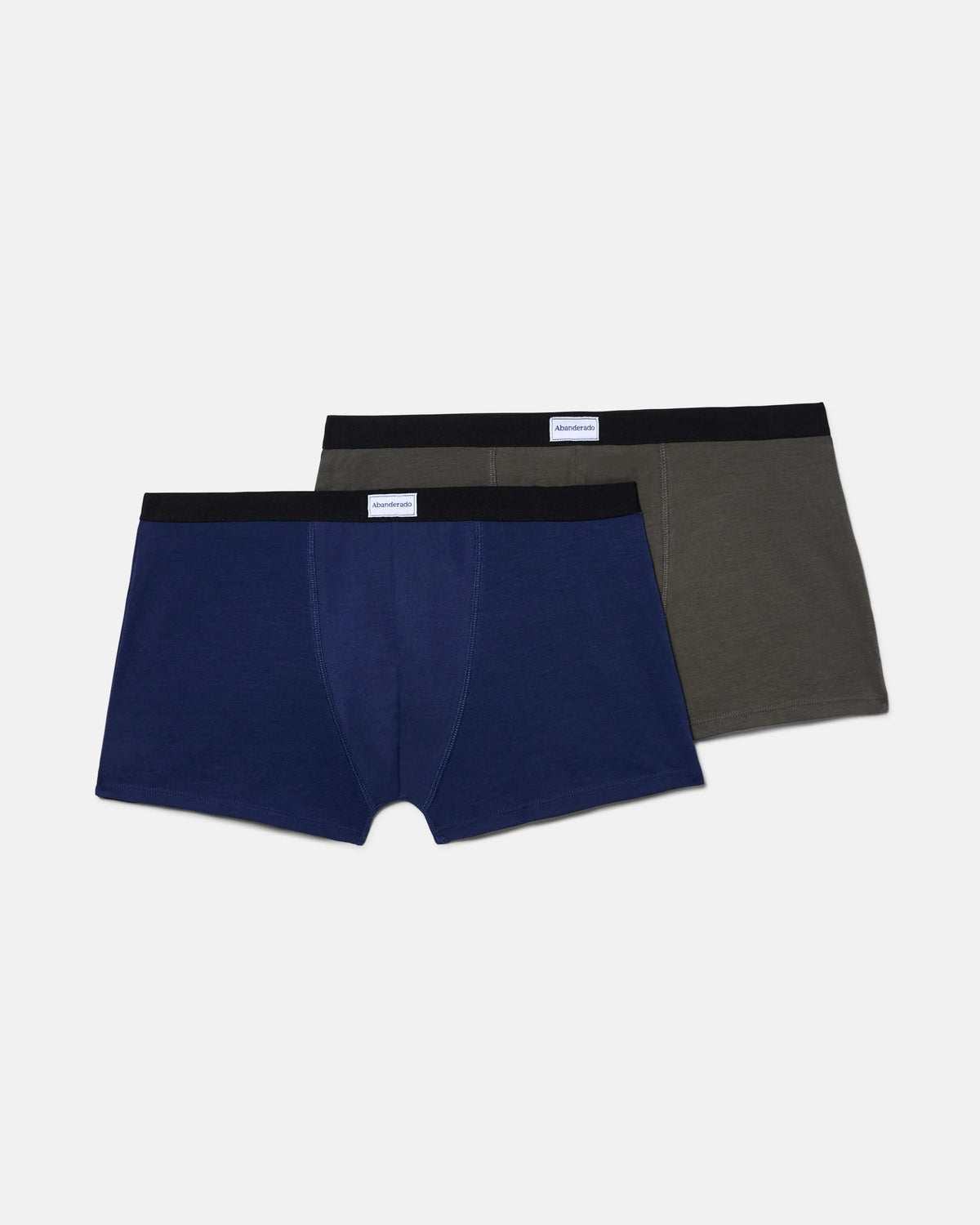 Pack 2 boxer hombre MARINO-CENIZA en tejido y color resistentes ABANDERADO
