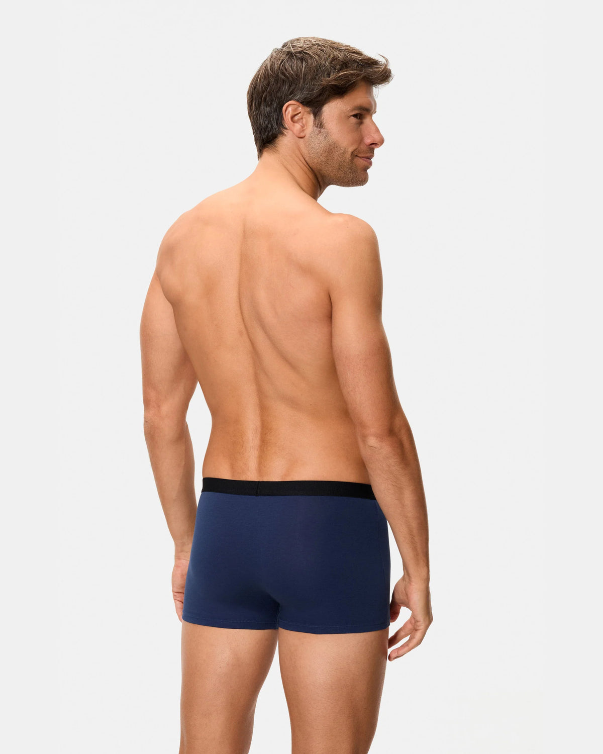 Pack 2 boxer hombre MARINO-CENIZA en tejido y color resistentes ABANDERADO