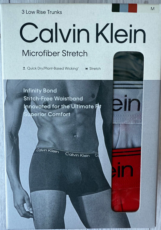 Pack 3 boxer microfibra transpirable MICROFIBER STRETCH CALVIN KLEIN