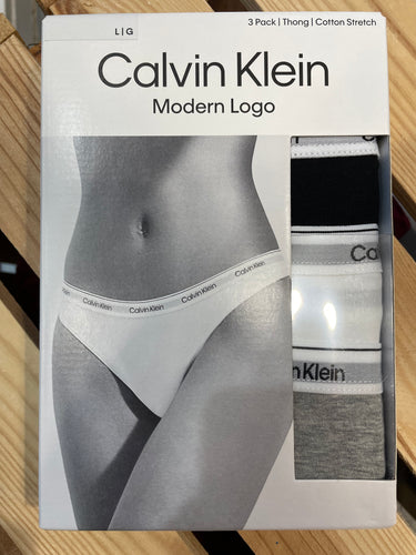 pack 3 tangas algodón calvin klein