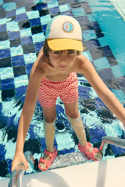 Bañador niño corto estampado étnico multicolor Ysabel Mora