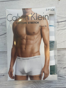 Pack 3 Boxer Cotton Stretch tiro bajo CALVIN KLEIN