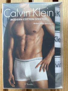 PACK 3 BOXER MODERN COTTON STRETCH CALVIN KLEIN ALGODÓN