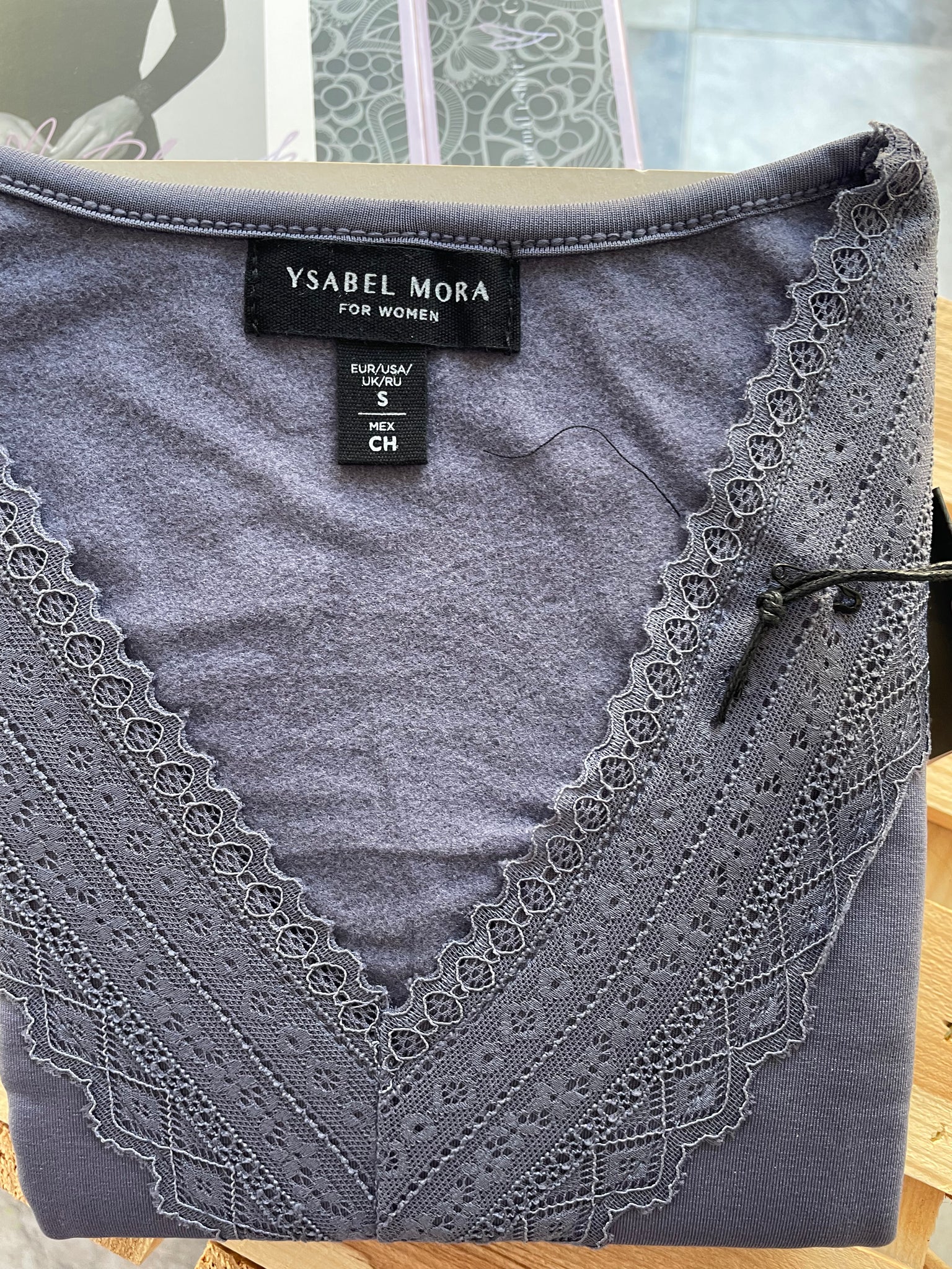 Camiseta interior térmica cuello pico manga larga – Ysabel Mora