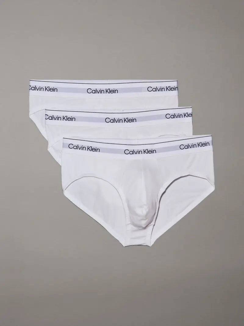Pack 3 Slips Blancos ICON COTTON STRETCH CALVIN KLEIN