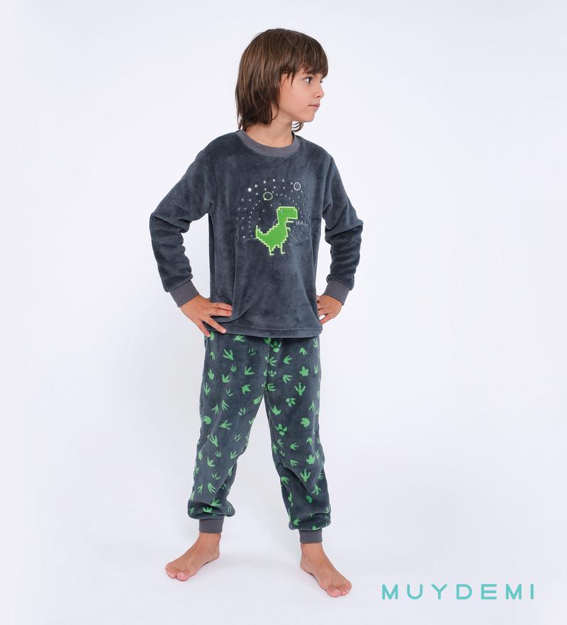 Pijama de niño coralina Dinosaurio MUYDEMI