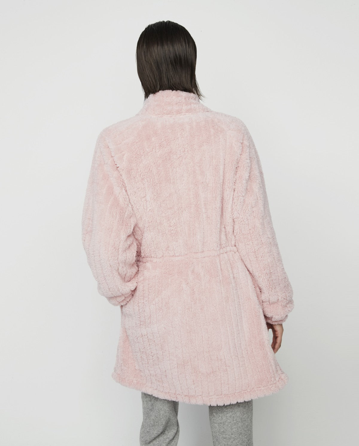 Bata de casa con cremallera tejido soft Selmark
