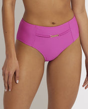 Cargar imagen en el visor de la galería, Braga bikini alta COMBINABLE tejido liso fucsia SELMARK