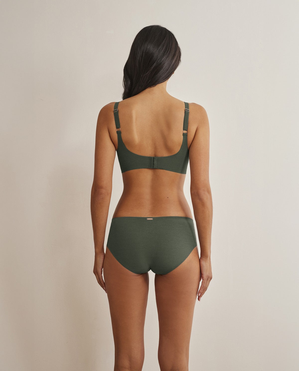 Braga mujer básica color khaki colección ONE de SELMARK