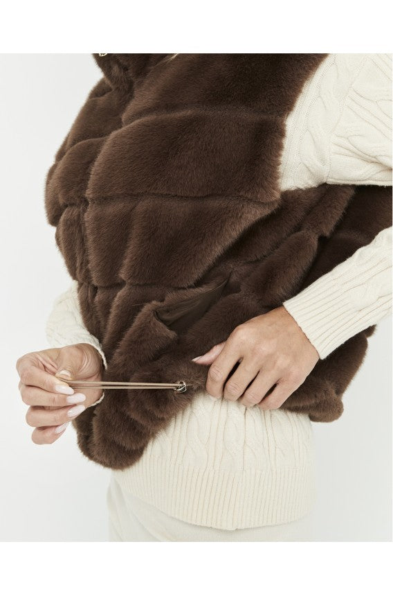 Chaleco de pelo sintético para exterior SELMARK