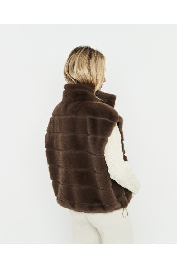 Chaleco de pelo sintético para exterior SELMARK