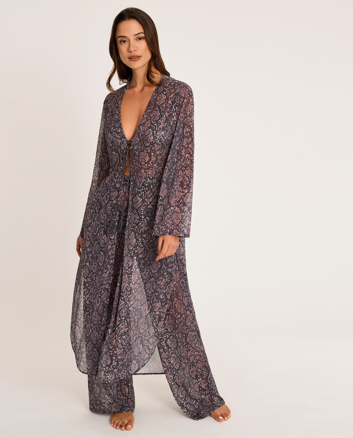 Conjunto dos piezas print serpiente colección Pilar Rubio para SELMARK