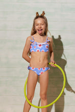 Cargar imagen en el visor de la galería, Bikini estampado margaritas Sailor Collection for kids YSABEL MORA