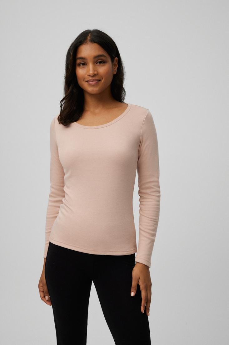 Camiseta mujer térmica ligera rica en algodón cuello redondo Ysabel Mora