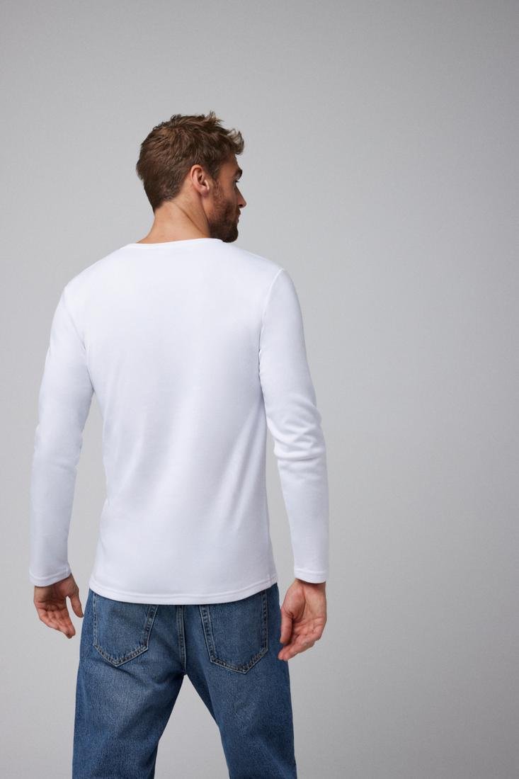 Camiseta hombre térmica ligera algodón manga larga y cuello redondo Ysabel Mora