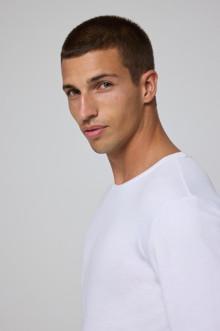 Camiseta hombre térmica ligera algodón manga larga y cuello redondo Ysabel Mora