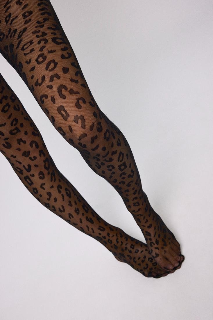 Panty mujer 20 deniers estampado animal print Ysabel Mora