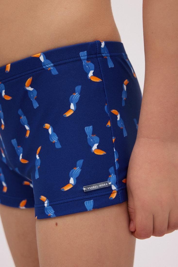 Bañador niño BOXER estampado tucanes Ysabel Mora