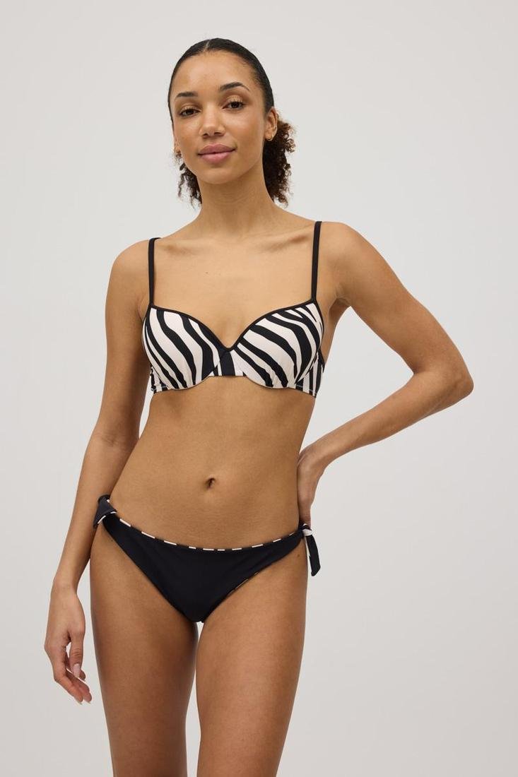Braga de bikini brasileña estampado cebra COMBINABLE YSABEL MORA