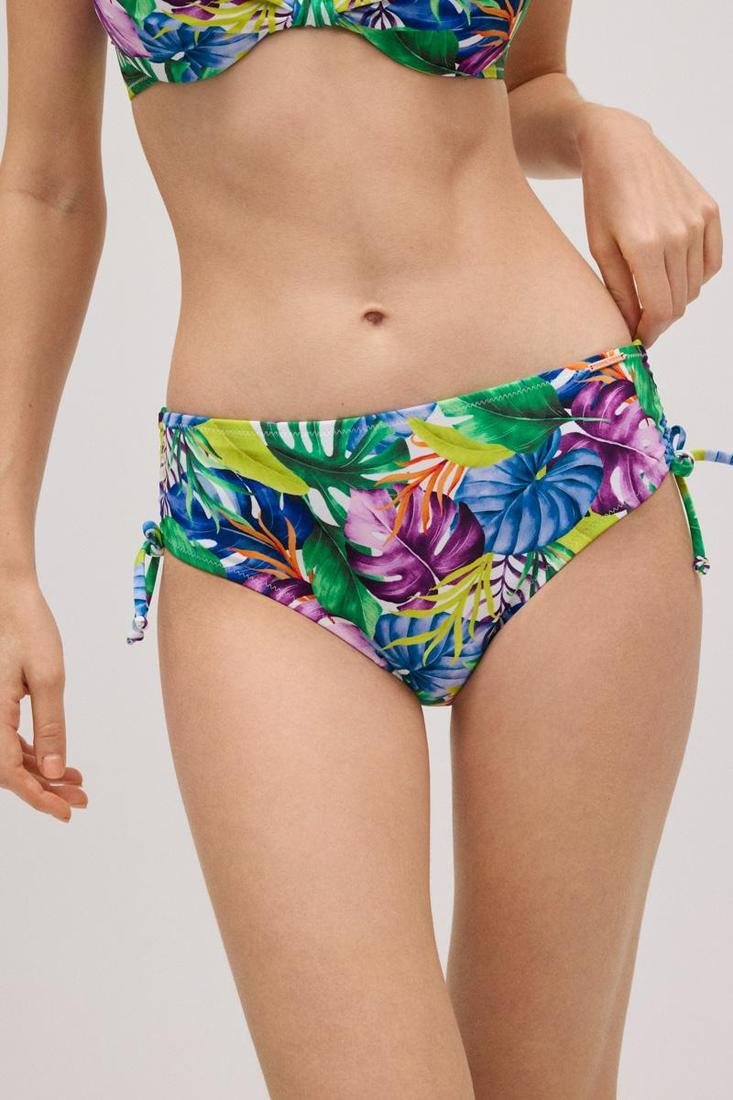 braga bikini reductora estampado tropical ysabel mora