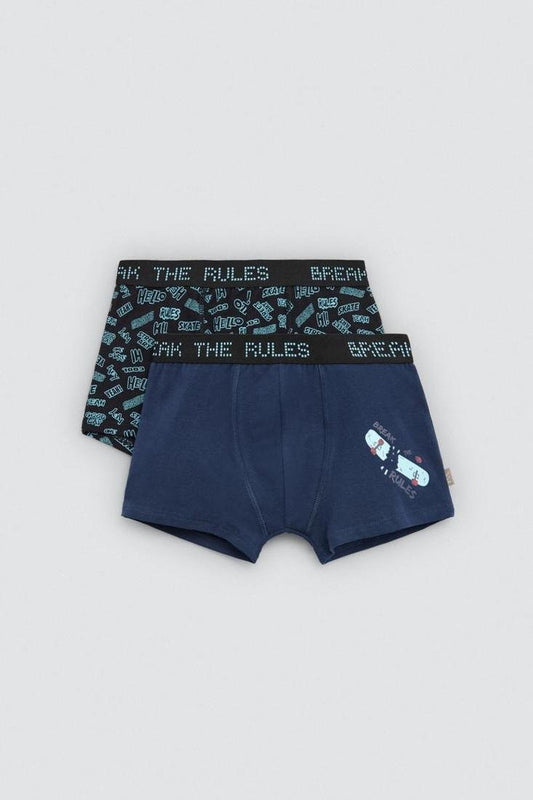 Pack 2 Boxers juveniles algodón estampado Ysabel Mora