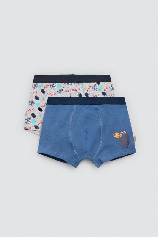 Pack 2 boxer infantiles algodón estampado Ysabel Mora
