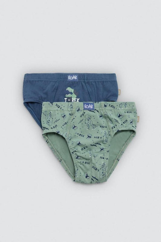 Pack 2 Slips infantiles algodón estampado Ysabel Mora