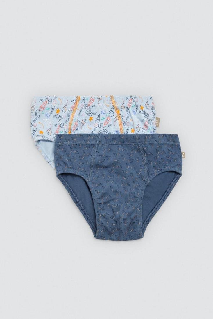 Pack 2 Slips infantiles algodón estampado Ysabel Mora
