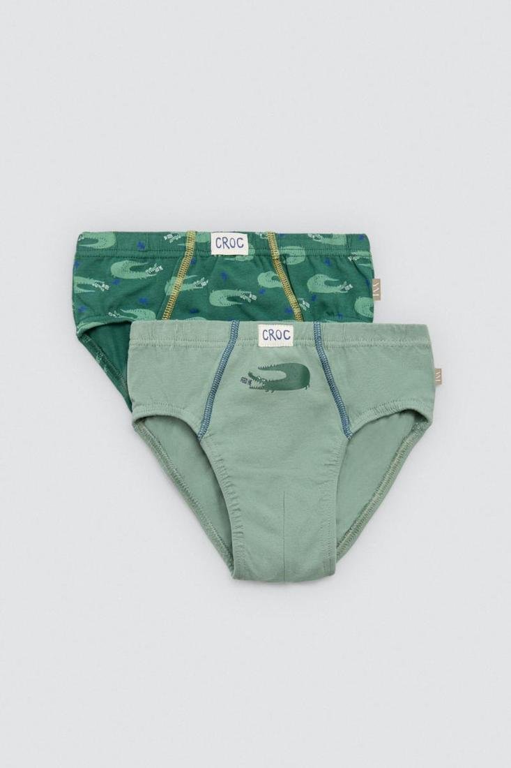 Pack 2 Slips infantiles algodón estampado Ysabel Mora