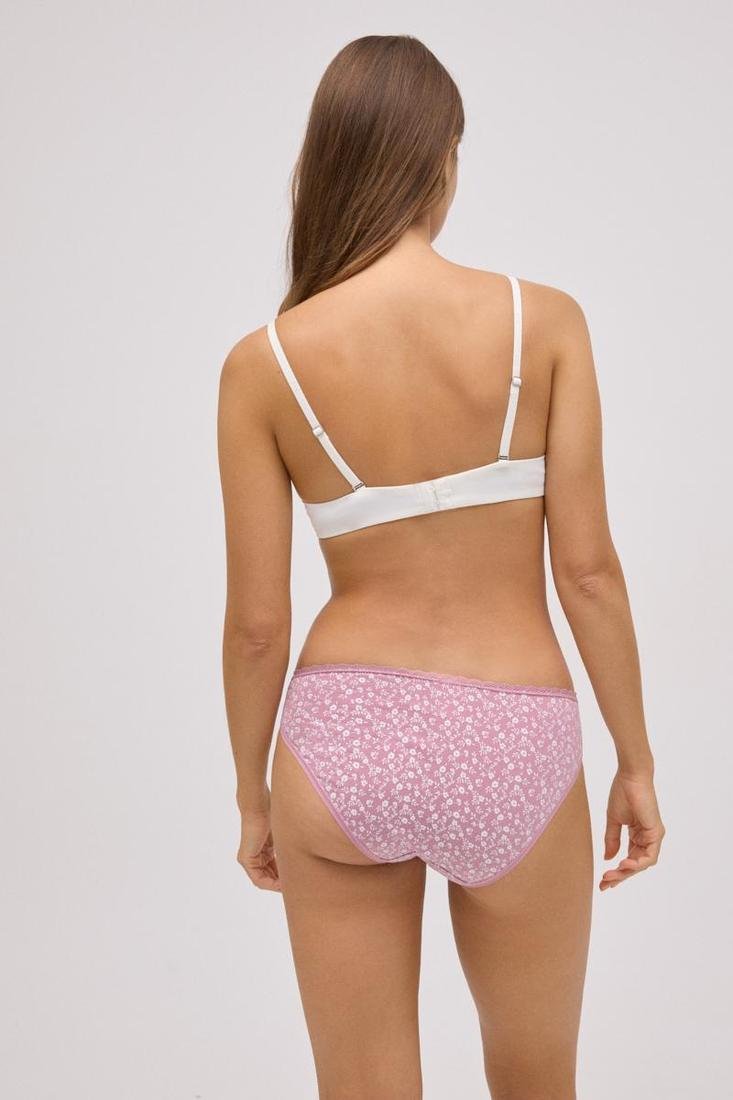 Pack 2 bragas mujer talle medio algodón estampado YSABEL MORA