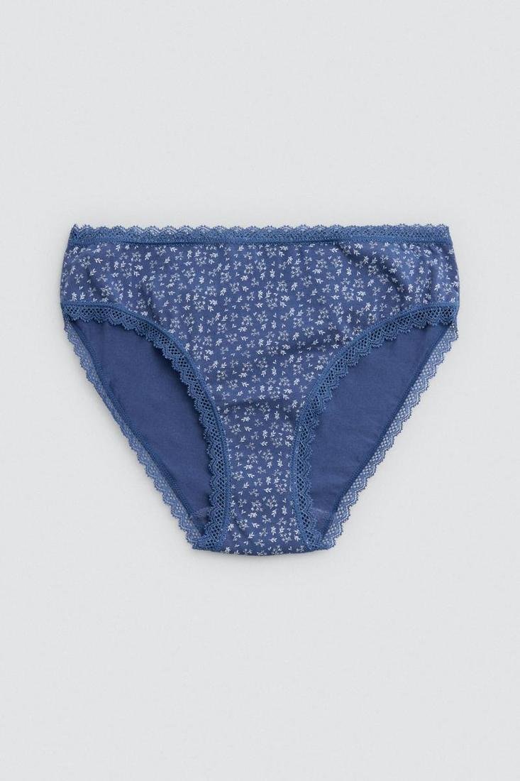 Pack 2 bragas mujer talle medio algodón estampado YSABEL MORA