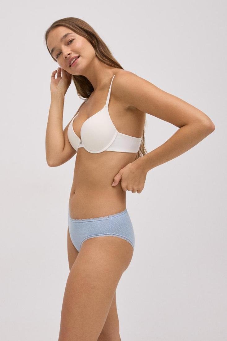 Pack 2 bragas mujer talle medio algodón estampado YSABEL MORA