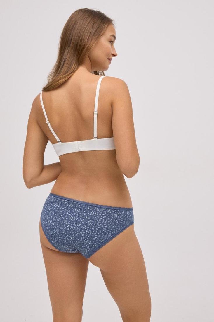 Pack 2 bragas mujer talle medio algodón estampado YSABEL MORA