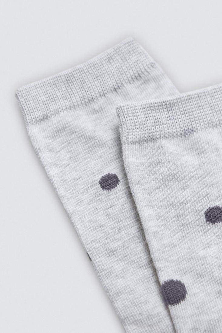 Pack 3 calcetines mujer estampados algodón puño anti presión YSABEL MORA