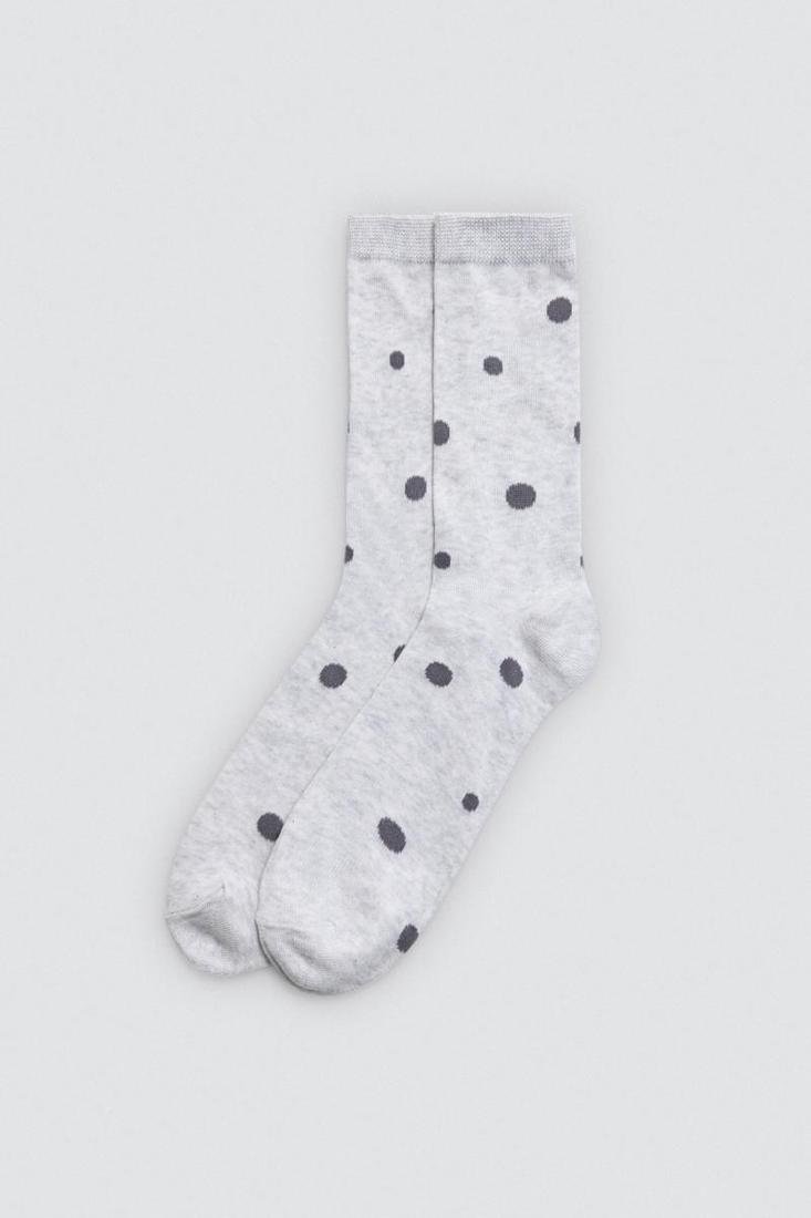Pack 3 calcetines mujer estampados algodón puño anti presión YSABEL MORA