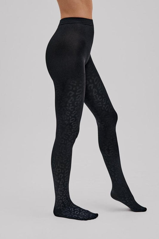 Panty térmico 140 deniers estampado animal print YSABEL MORA