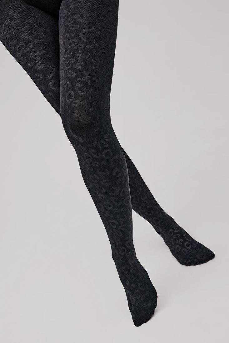 Panty térmico 140 deniers estampado animal print YSABEL MORA