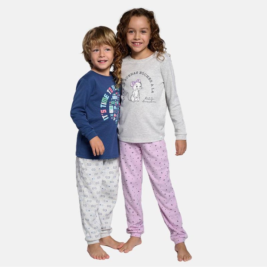Pijama niña algodón de invierno MUYDEMI