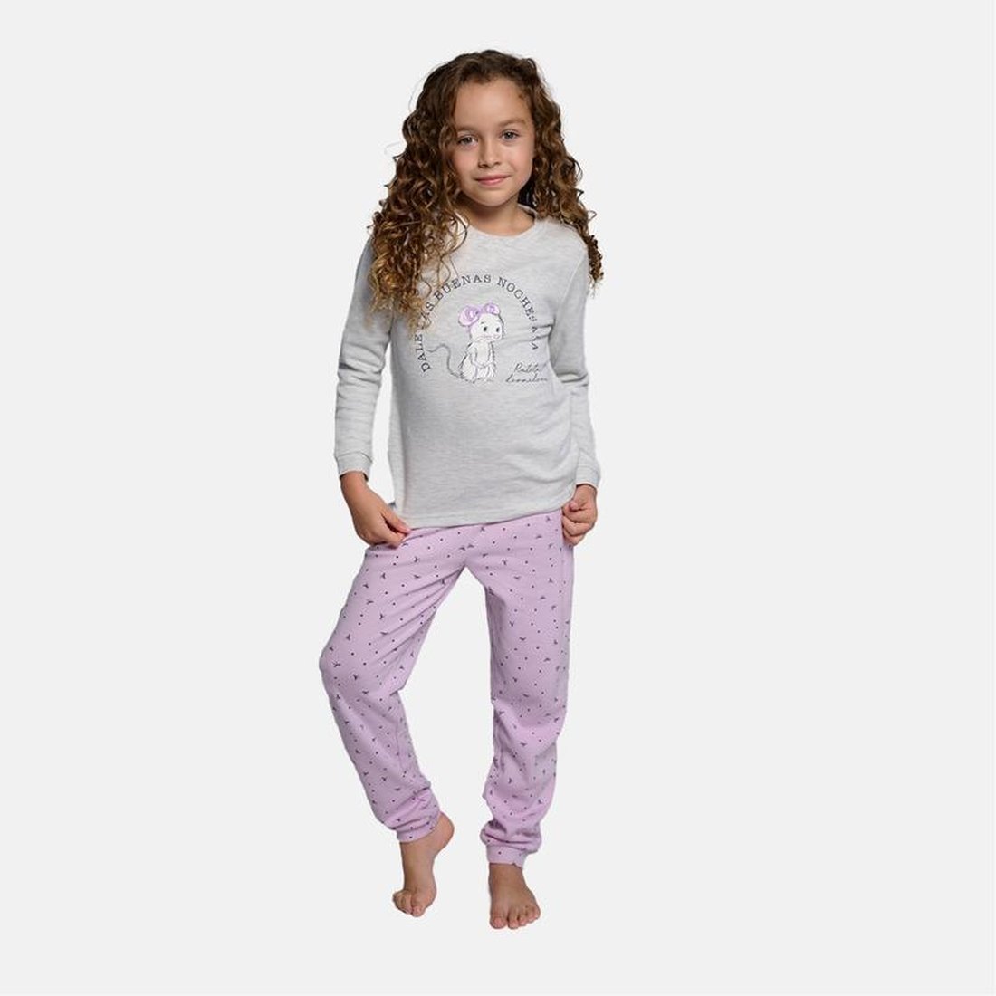 Pijama niña algodón de invierno MUYDEMI