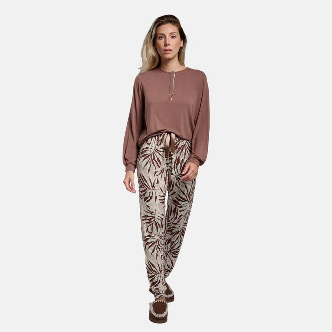 Pijama mujer algodón estampado MUYDEMI by YSABEL MORA