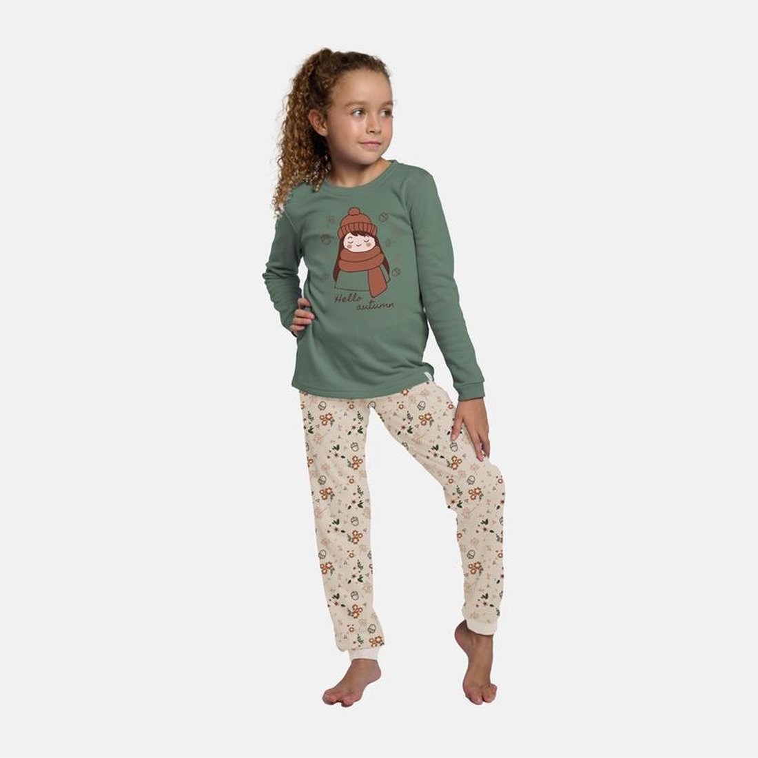 Pijama niña algodón de invierno MUYDEMI