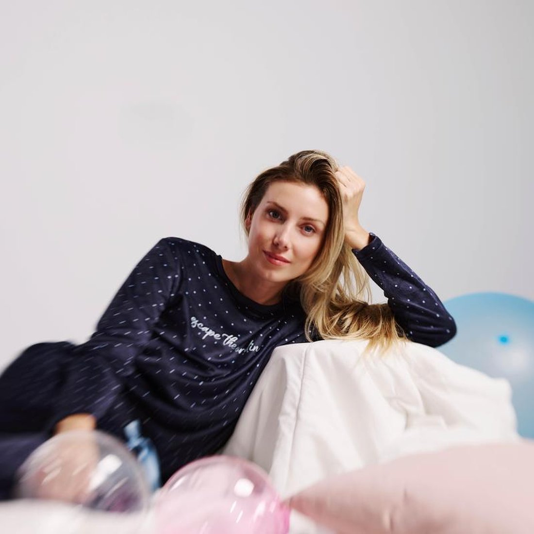 Pijama mujer micro coralina elástica MUYDEMI by YSABEL MORA