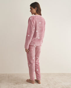 Pijama mujer polar estampado estrellas Selmark