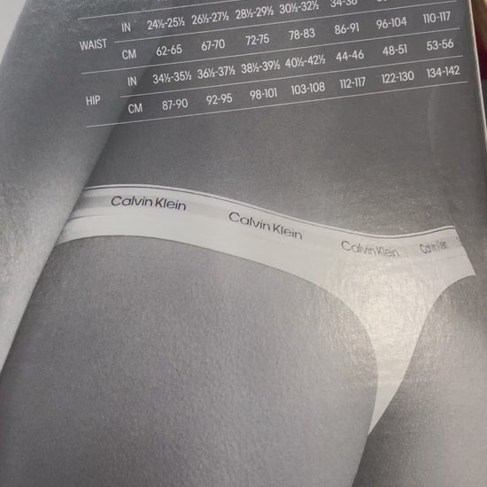 PACK 3 TANGAS ALGODÓN CALVIN KLEIN