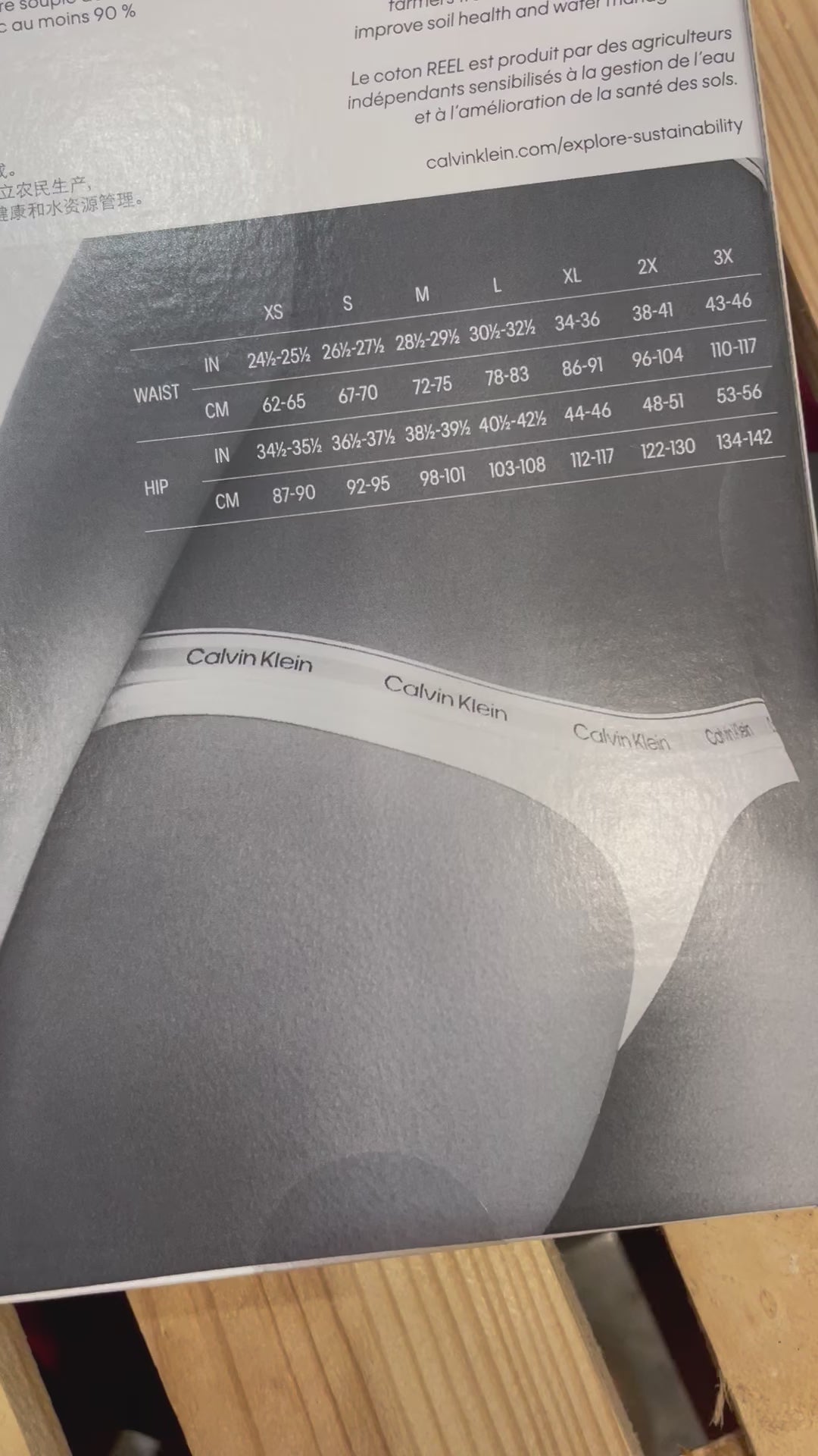 PACK 3 TANGAS ALGODÓN CALVIN KLEIN